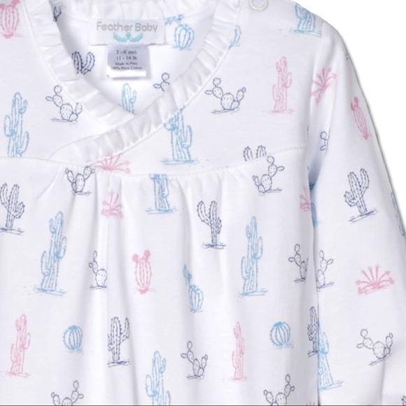 NWT Feather Baby Pima Cotton Sleep Gown Baby Sack